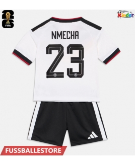 Günstige Deutschland Felix Nmecha #23 Heimtrikotsatz Kinder WM 2026 Kurzarm (+ Kurze Hosen)